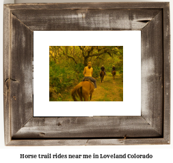 horse trail rides near me in Loveland, Colorado